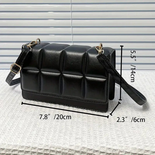 New Arrivals High Quality Square Women's Bag Small Square Bag Hand-held Cross-body Single Shoulder Bag.