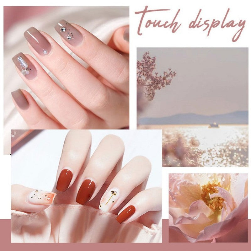 Nail polish light polishing machine set complete set of beginner nail polish glue tool set nail enhancement tool nail enhancement phototherapy machine