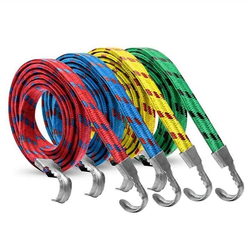Transport Goods Heavy Duty Elastic Rope 1.5m Super Strong Cargo Tie Down Motorcycle, Bicycle, Car ,Cart, & Trailer Lashing Straps Essential Logistics & Delivery Accessories Truck & Boda Tie Downs