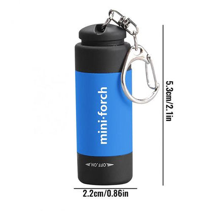 Super Bright Flashlight LED Mini Flashlight Portable Torch Outdoors Waterproof Built-in Battery USB Rechargeable Flashlights Outdoor Emergency Spotlight