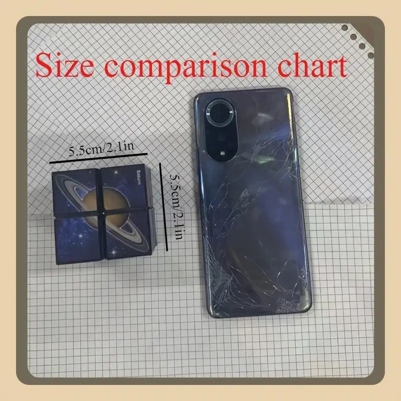 Magic Infinite Cosmic Cube Infinity Cube Fidget Toy Educational Star Cube Toy Changeable Cubes Fidget AntiStress Flip Cubic Puzzle Toys for Birthday Presents Gift