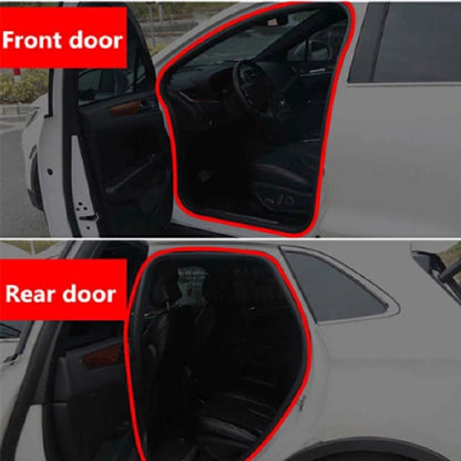 Car Door Hood Trunk Edge Sound Insulation Rubber Seal Strips ,Car Door Seal Strip Rubber Double Layer Sealing Protector Weatherstrip Waterproof for Car Door Glass Window Door Hood Trunk