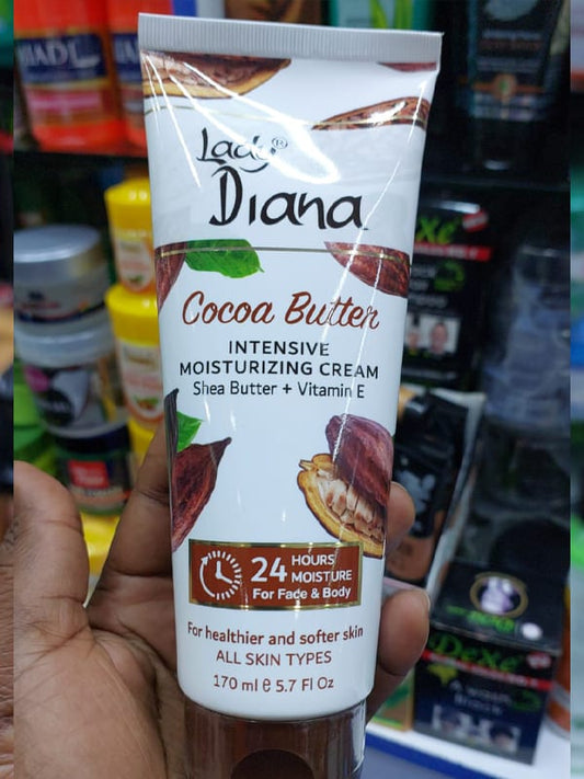Lady Diana Cocoa Butter Purifying Face Mask 170ml Purifies Exfoliates And Brightens 170ml Detoxfying Purifies Exfoliates And Brightens 170ml Alcohol Free Face Mask