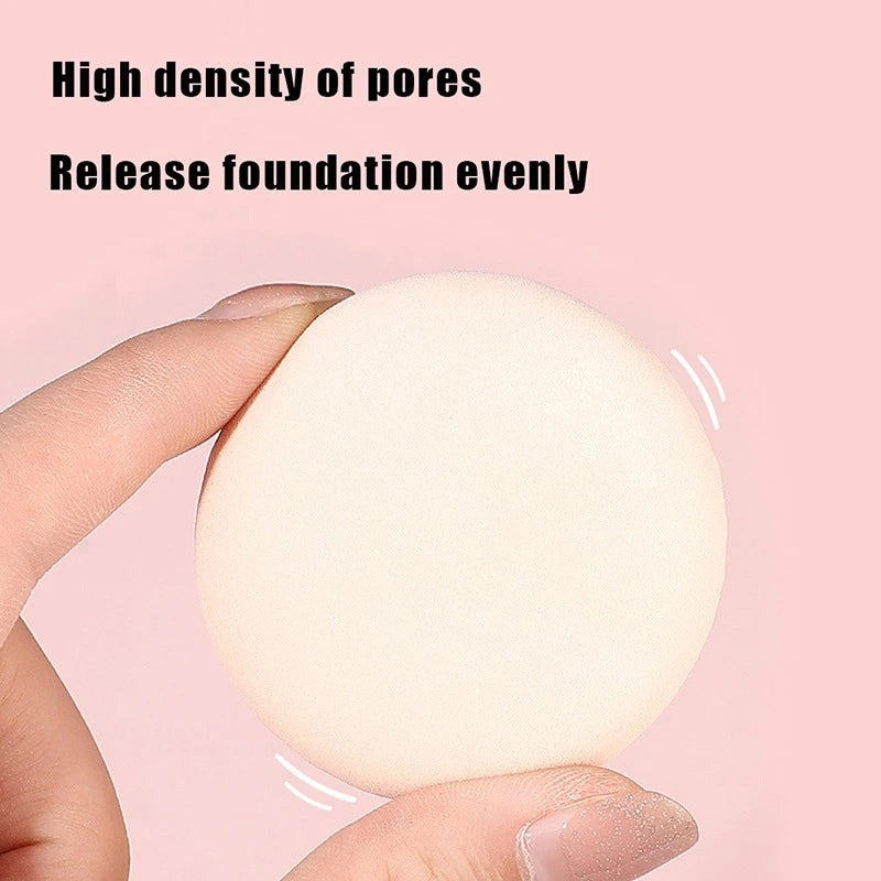 3 Pieces Dry Wet Usable Makeup Cosmetic Puff Sponge Cushion Puff for Foundation Powder Soft and Cute