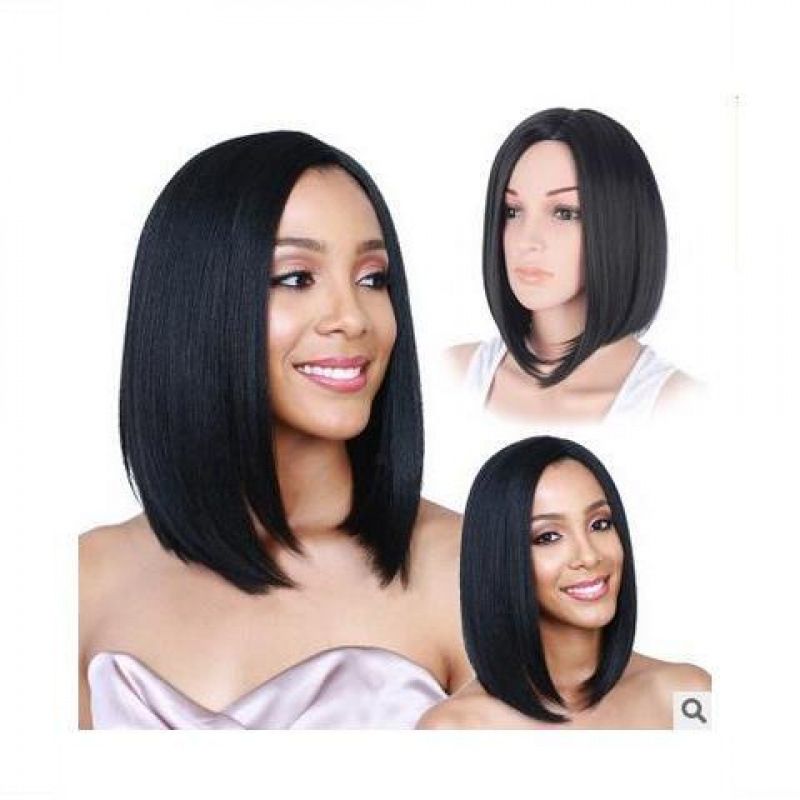 Women Hair Straight Bob Wigs 10Inch Brazilian Remy Hair Short Bob Human Hair Wigs Clip in U Part Wig Human Hair