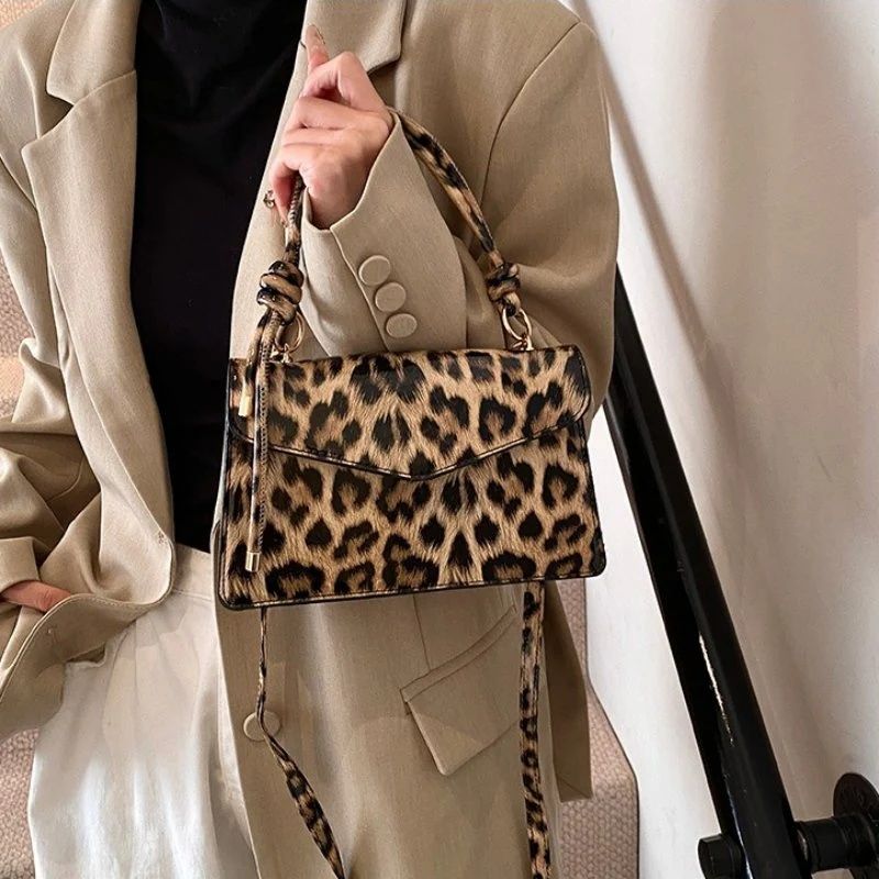 Mateamoda Bold Animal Print Sling Bag Crossbody Bag Underarm Handbag