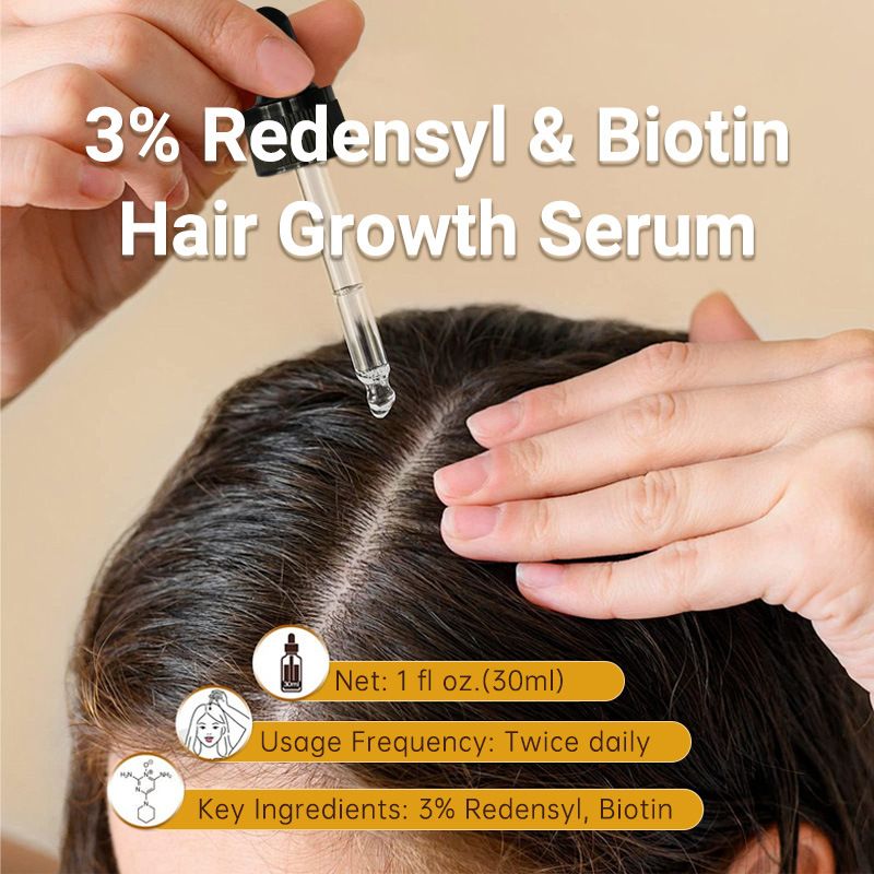 Castor oil Biotin Hair Growth Solution Hair Growth Rosemary Hair Essence Hair Care Loss Products