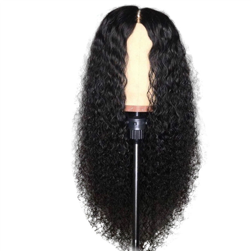 Wig ladies fashion long curly black wigs hair for women gift