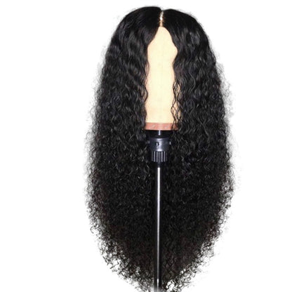 Wig ladies fashion long curly black wigs hair for women gift