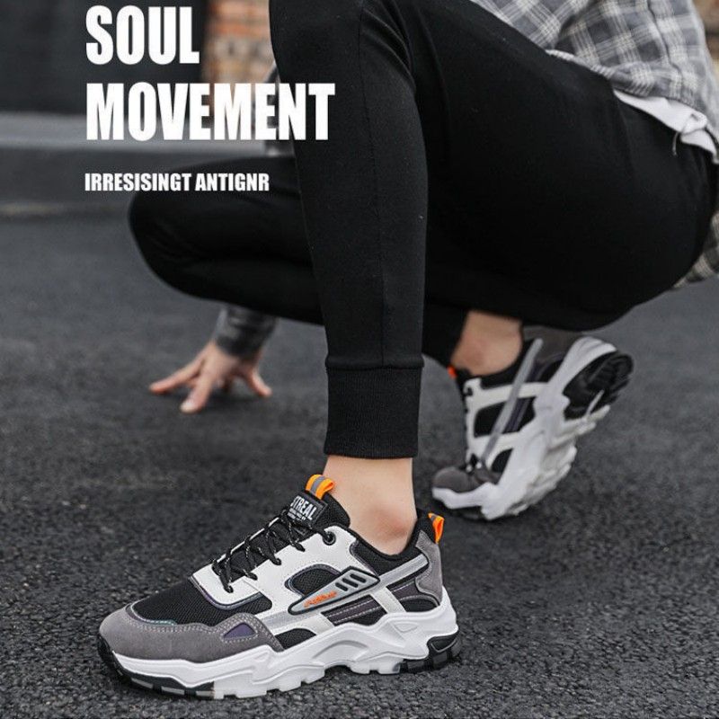 Men's Shoes Sneakers Man Breathable Mesh Running Shoes Trendy Casual Sports Student Travel Shoes