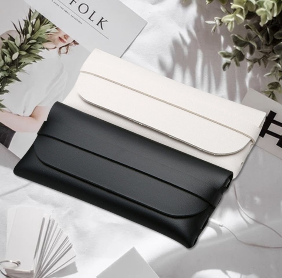 Classic Glasses Case With Cloth Protective Case Cover For Women Men Portable Sunglasses Bag Box Reading Eyeglasses Box Eyewear Storage Case