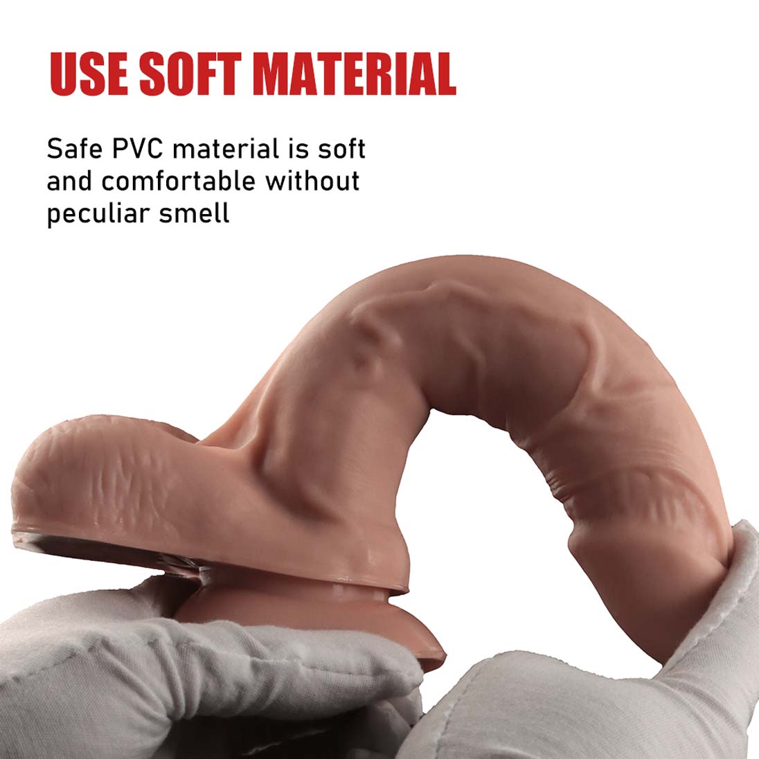 Large/Medium Realistic Dildo Veined Monster Cock with Balls Suction Cup G-spot Jelly Dong Adult Sex Toys for Women Perfect Surprising Gift for Girlfriend Wife