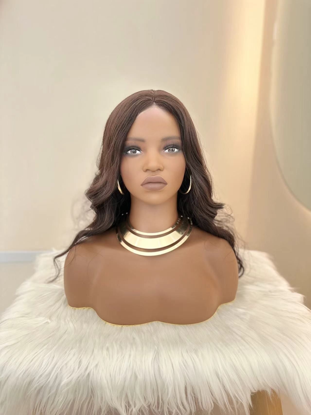 Synthetic Long Curly Wigs - 26 Inch Black | Natural Look (African Women, Quick Install, Budget-Friendly, Birthday Gift)