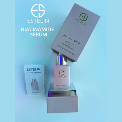 Estelin Niacinamide Brightening Serum Light skin with luster and improve dull face skin