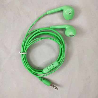 3.5mm Round Hole U19 Macaron Multi-Color Optional Wired Earphones With Microphone Universal Earphones For Mobile Phones Laptop PC