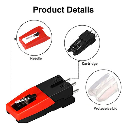 Record Player Needle, 6/3 Pcs Stylus Replacement Turntable Needle Diamond Stylus Record Player Needle With Diamond Tip for most Crosley Vinyl Jensen 1byone ION ICT04RS Phonograph