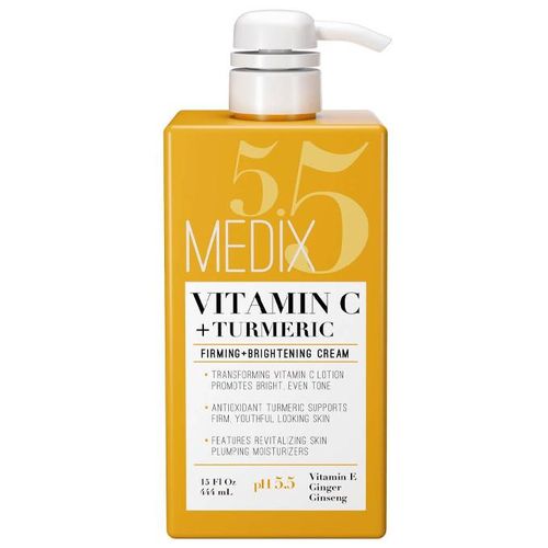 Medix 5.5 VITAMIN C + TURMERIC Firming & Brightening Face & Body Cream Lotion - 444ML
