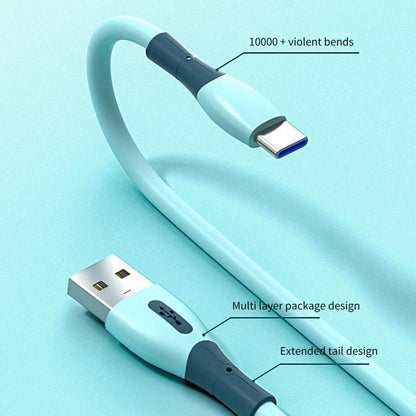 TYPE-C Data Cables Liquid silica gel charging cables Fast Charging data line For Android Phone Charger Cable High quality USB Data Cables
