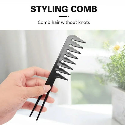 11Pcs Hair Comb Hairdresser Brush Black Plastic Hairbrush Hair Styling Tail Comb Mini Salon Hair Tools