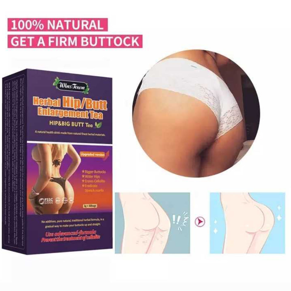 Wins Town Herbal Hip and Big Butt Tea, Mention Buttocks Herbal Supplements, Enhancement Firming and attractive, 30 Tea Bags