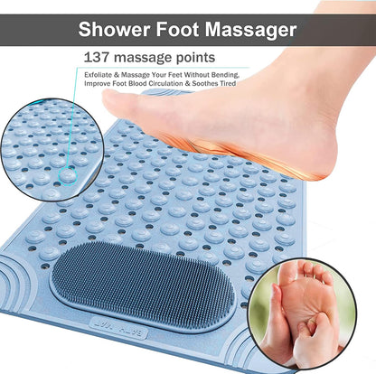 Bath Tub Mat Shower Mat Non Slip Bathtub Mats with Suction Cups Bath Mat for Tub Bathroom Mats Machine Washable