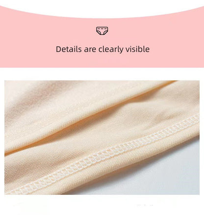 4 PCS Bbreathable Women's Underwear Soft Lightweight And Dry Women's Clothing Solid Color Women's Lace Lingerie New Milk Silk Panties