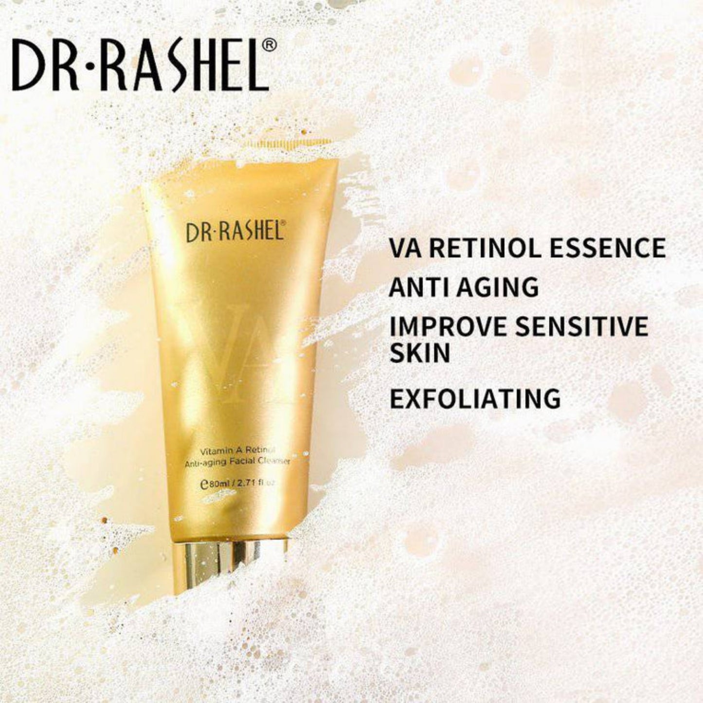 Dr. Rashel Vitamin A Retinol Anti-aging Facial Cleanser Face Wash - DR RASHEL