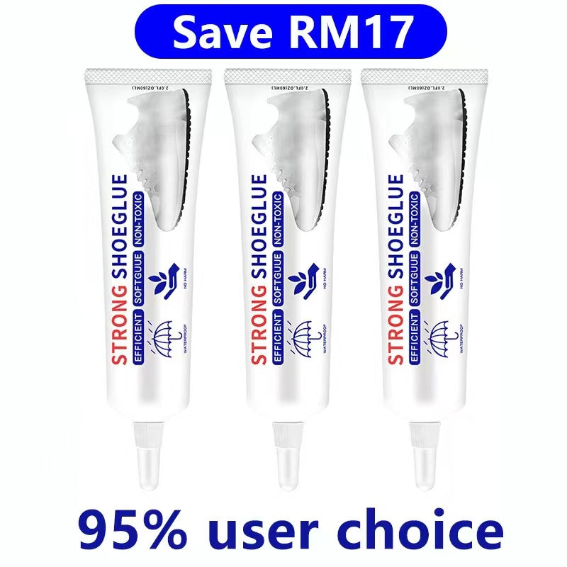 60g Shoe Glue Waterproof Quick-drying Repair Shoes Universal Adhesive Glue Instant Shoe Adhesive Shoemaker Professional Repair Tools