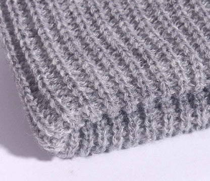 Fashion Hip Hop Beanie Knitted hat Men Skullcap Women Warm Brimless Baggy Melon Hats & Caps short domed knitted hat Men's and women's warm pullover cold hat thin melon