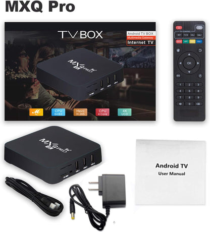 Android Tv Box Mxq Pro 32bits Quad Core 1.46Ghz(Cortex-A7) Smart Tv Box Support 4k 3d Wifi 2.4ghz Stunning 4K Ultra HD Resolution Support H.265 Video Decoding for Smoother Streaming