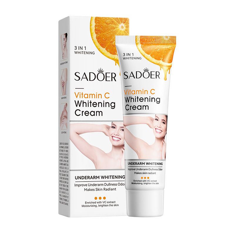 Vitamin C Whitening Underarm Cream – Moisturizes, Nourishes, and Brightens Skin