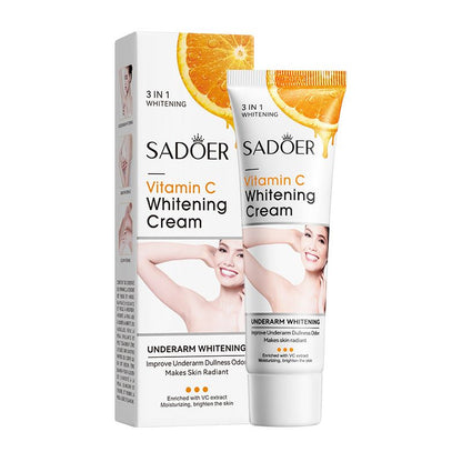 Vitamin C Whitening Underarm Cream – Moisturizes, Nourishes, and Brightens Skin