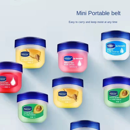 Vaseline Lip Balm Moisturizing Lipstick Base Moisturizer Makeup Natural Plant Anti-Cracking Lip Care Petroleum Jelly Lip Balm