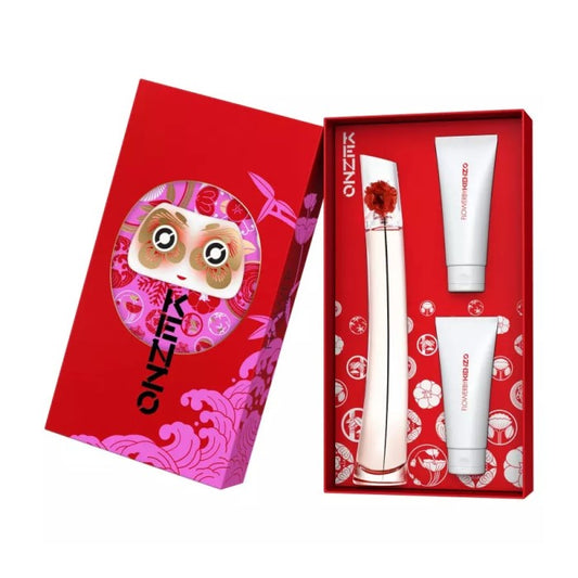 Kenzo EDP For Women 3 Piece Gift Set With MBL & MSG