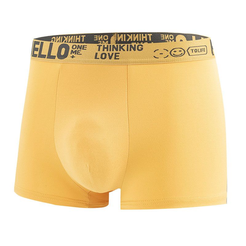 4Pcs Men's underwear Men's Boxer Briefs Cotton underwear backing Bacteriostat Youth shorts Underwear