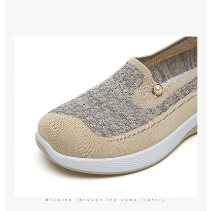 Women's Shoes Flats Loafers Versatile Spring New Shoes Cloth Shoes Shallow Mouth Lightweight Shoes Fashion Shoes