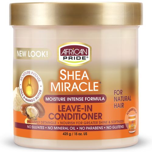 AFRICAN PRIDE Shea Miracle Moisture Intense Formula Leave-in Conditioner- 425g.