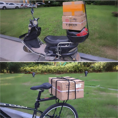 Transport Goods Heavy Duty Elastic Rope 1.5m Super Strong Cargo Tie Down Motorcycle, Bicycle, Car ,Cart, & Trailer Lashing Straps Essential Logistics & Delivery Accessories Truck & Boda Tie Downs