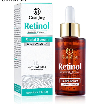 Retinol Face Serum With Nicotinamide And Vitamin E Facial Serum - Anti-aging Anti wrinkle Skin Regeneration Guanjing