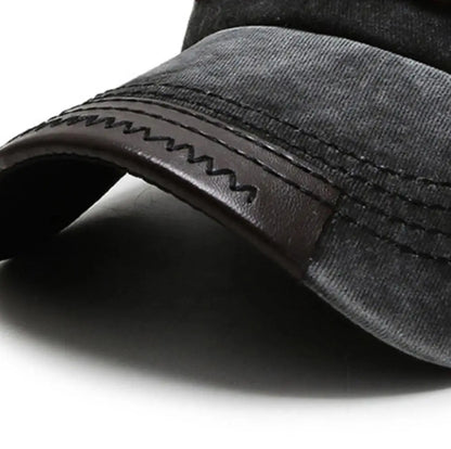 Unisex Vintage 3D Letter Embroidery Baseball Cap Men Women Cotton Adjustable Casual Hat Hip Hop Streetwear Sun Hats