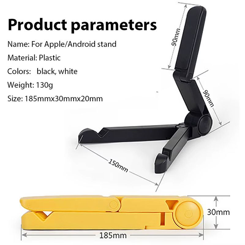 Mounts Foldable Stands Tablet Holder Phone Desktop Mount Tripods Phones Tripods Suitable for all smartphones and tablets