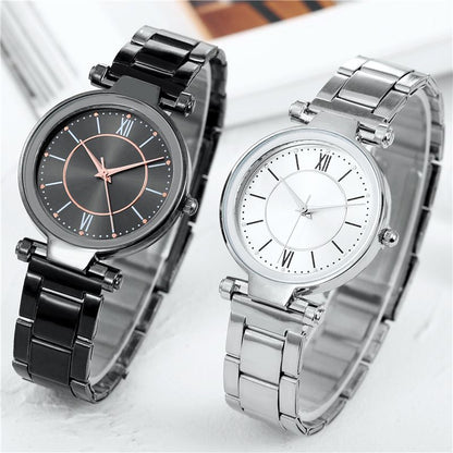 Women Watches Simple And Elegant Lady Wrist Watches Female Business Stainless Steel Casual Fashion Ladies Wristwatch Luxury Quartz Watch Valentine's Day Gift