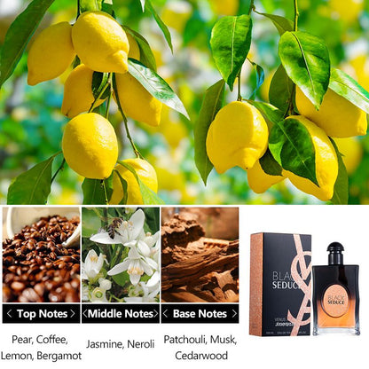100Ml Ladies Perfume Fragrance Black Seduce Eau De Toilette Female Oriental Perfume