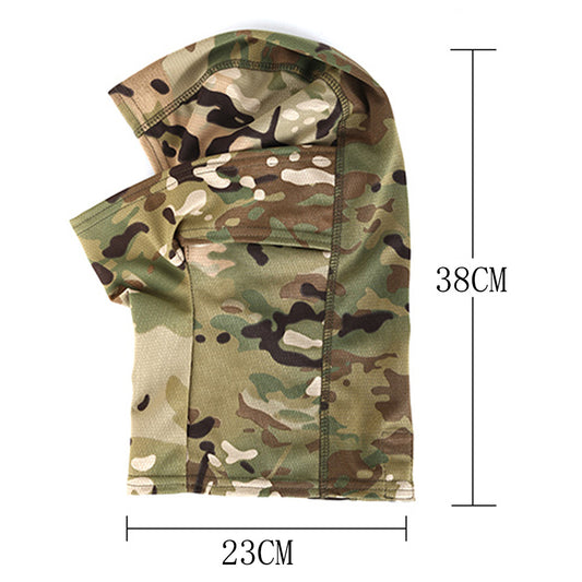 Balaclavas Tactical Camouflage Balaclava Full Face Mask CS Wargame Army Hunting Cycling Hats & Caps one Hats & Caps Hot selling camouflage hats Windproof camouflage looks handsome