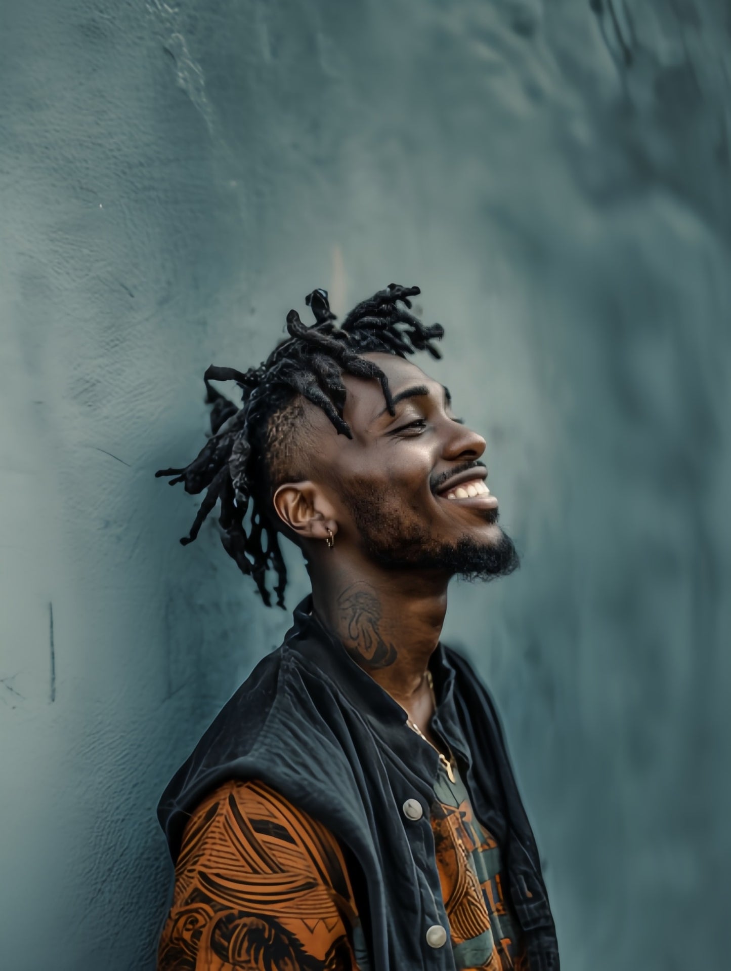 Synthetic Fiber Short Dreadlocks Toupee for Low-Maintenance Styles | Reggae Braid Top & Natural Edge Design (Black, 3-Inch, Quick Install, Lightweight, Secure Fit)