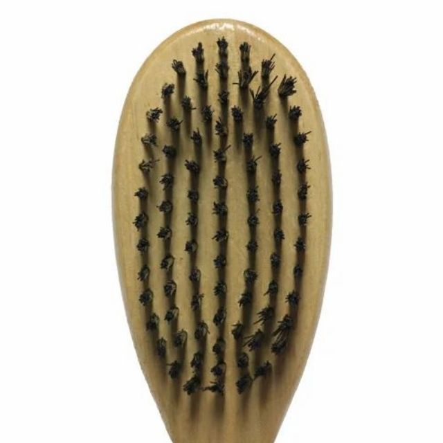Double Sided Wooden Grooming Brush Hair Brush and Bristles Soft Brush for Cleaning, Grooming Tools for Long Haired and Short Haired People Dogs Cats
