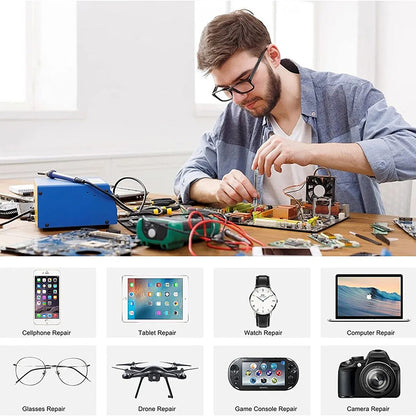 Precision Screwdriver 115 In 1 Set Magnetic Screw Driver Bits Torx Hex Bit Multifunction Household Repair Tools Kit Handle Computer PC Laptop Mobile Phone Equipment Repair Screwdrive Kit Hand Tools