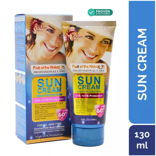Fruit Of The Wokali Sun Cream SPF 60+ UVA + UVB Block High Protection Sunscreen Sun Screen
