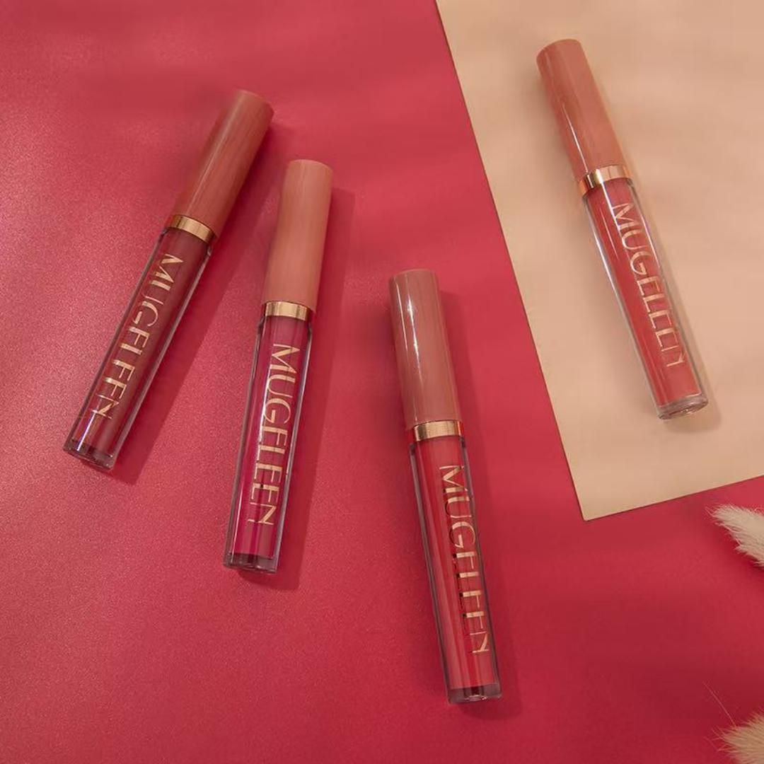 CallCall ling 6PCS/Set Matte Lip Gloss Suit Moisturizing Lip Gloss Long-lasting Liquid Cosmetics Durable Waterproo Fahrenheit Lip Glosses Non-Fading Makeup Multi Color Lipsticks