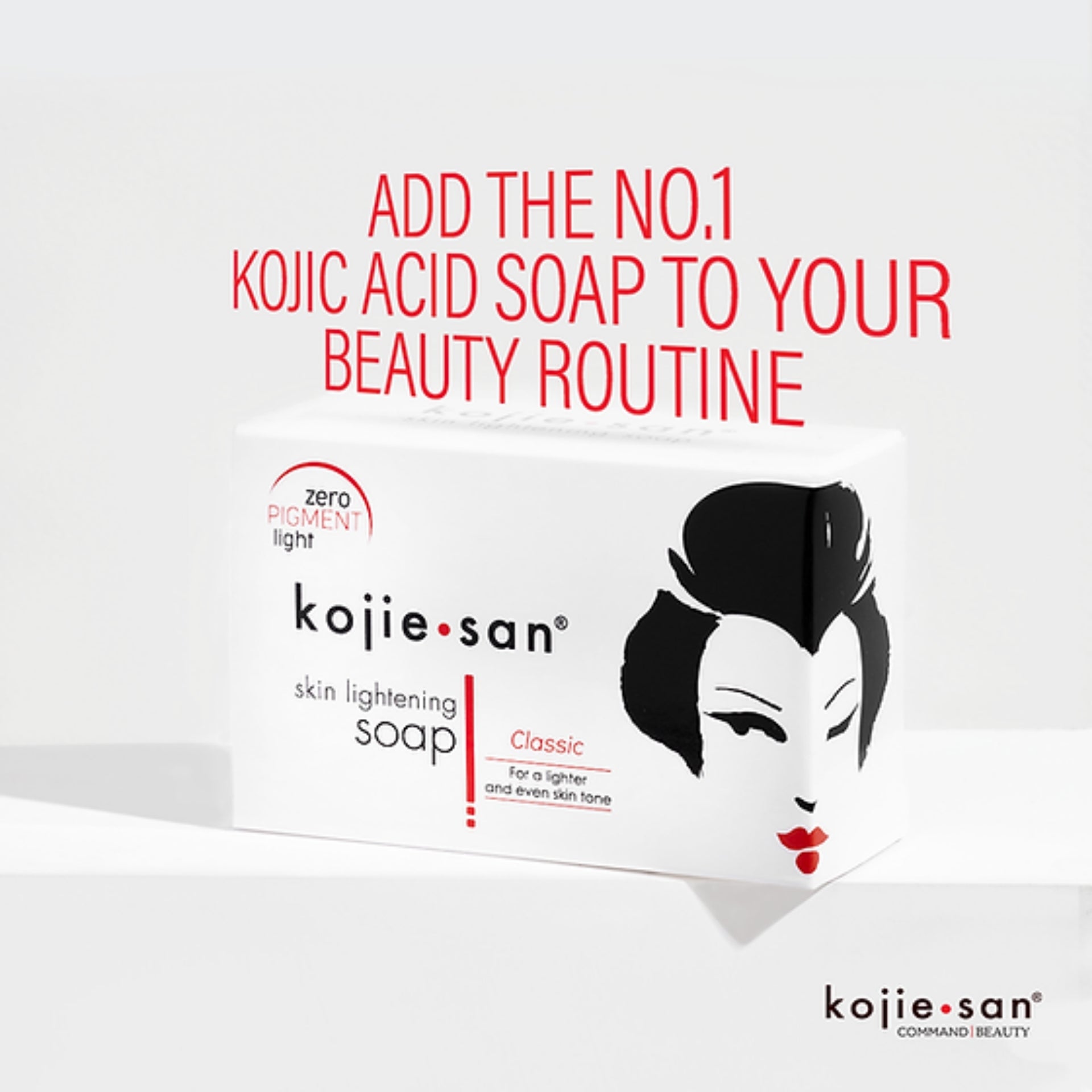 Kojie San Skin Lightening Soap - Original Classic Kojic Acid Soap for Dark Spots, Hyperpigmentation, Whitening & Scars - Beauty Bar with Coconut & Tea Tree Oil for Fair glowing Flawless Even Skin Tone